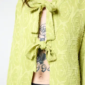 Green Pepoline Oda Shirt Handmade Danish Women’s Clothing