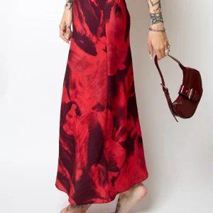 Beautiful red Scafati Skirt from Pepoline