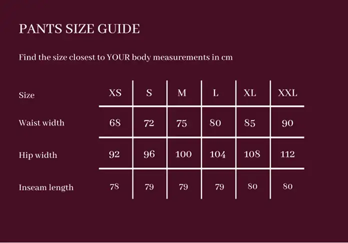 Size guide